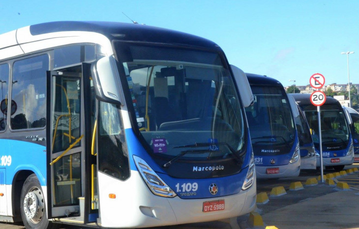 O plano da GRCT é atender com wi-fi às 395 linhas, com uma frota total de 3 mil ônibus. Foto: Divulgação.