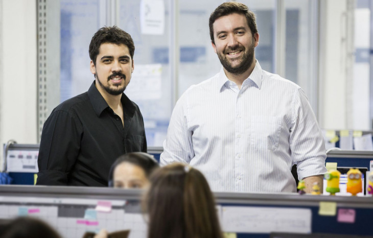 Théo Orosco e Felipe Roman, sócios da Exact Sales. Foto: Felipe Carneiro.