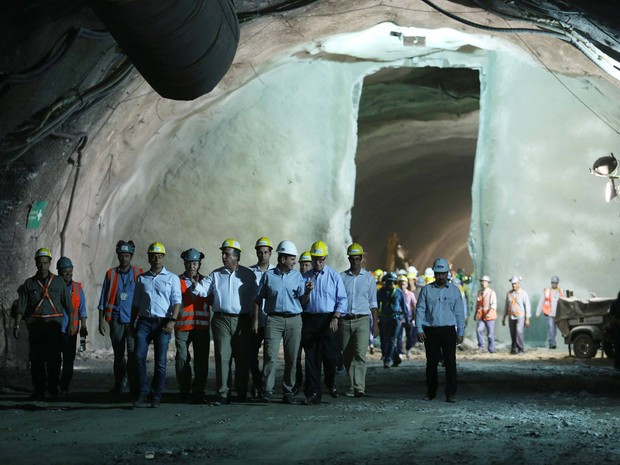 Túnel da Transolímpica é uma das obras da Toniolo, Busnello. Foto: Beth Santos/Prefeitura/Divulgação