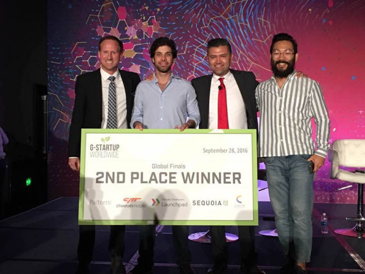 A Easy Carros ficou em 2º lugar na disputa internacional do G-Startup WorldWide. Foto: Divulgação.