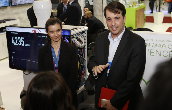 A Claro e a Ericsson realizaram o primeiro teste da tecnologia 5G no Brasil. Foto: Divulgação.
