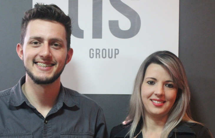Renan Girard e Gisele Souza, consultores SuccessFactors da ITS.
