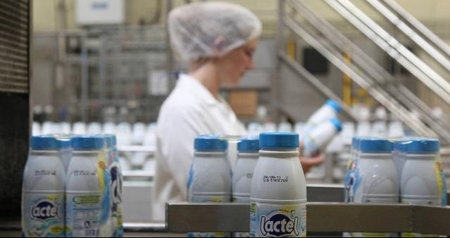 Funcionária da Lactalis.