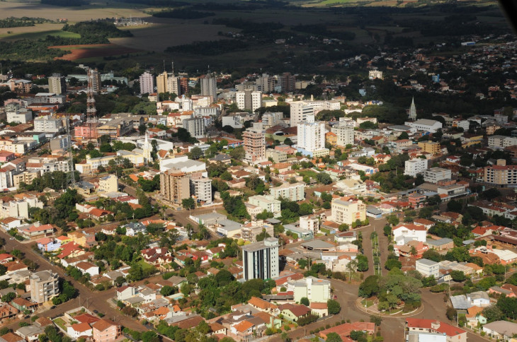 Vista área de Santa Rosa.