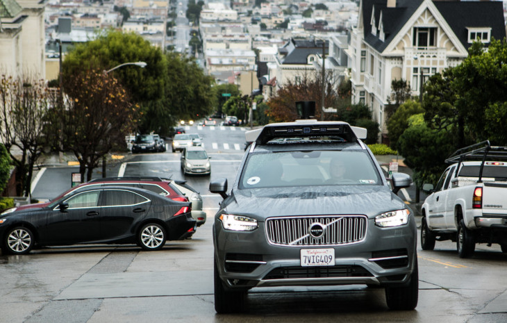 O Uber começou a oferecer corridas com carros autônomos em São Francisco. Foto: Divulgação.