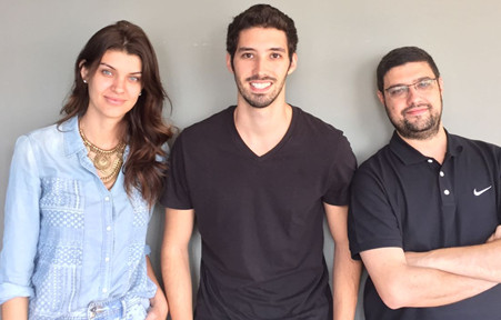 Juliane Rudolph, Filipi Russo e Roberto Barros, sócios do Job for Model. Foto: Divulgação.