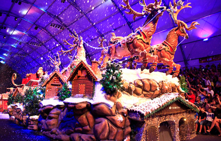 A temporada do Natal Luz vai até o dia 15 de janeiro de 2017. Foto: Divulgação.