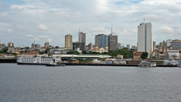 Vista de Manaus, capital do Amazonas. Foto: divulgação.
