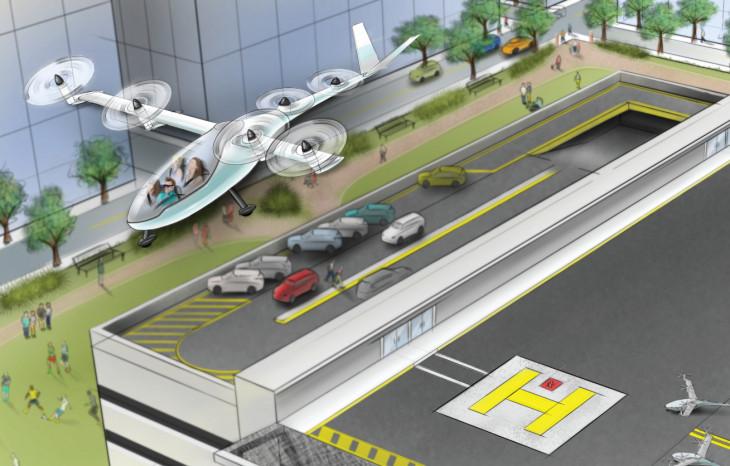 A Embraer será parceira do Uber Elevate Network. Imagem: Divulgação.