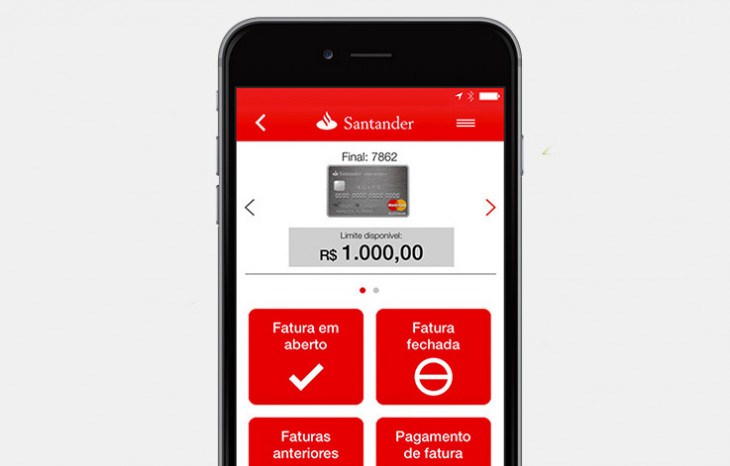 O Santander acaba de lançar sua carteira digital. Foto: Divulgação.