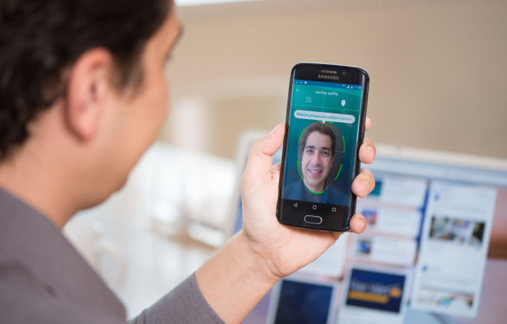 Clientes do banco Neon com cartão Visa podem autenticar compras online por meio de selfies. Foto: Divulgação.