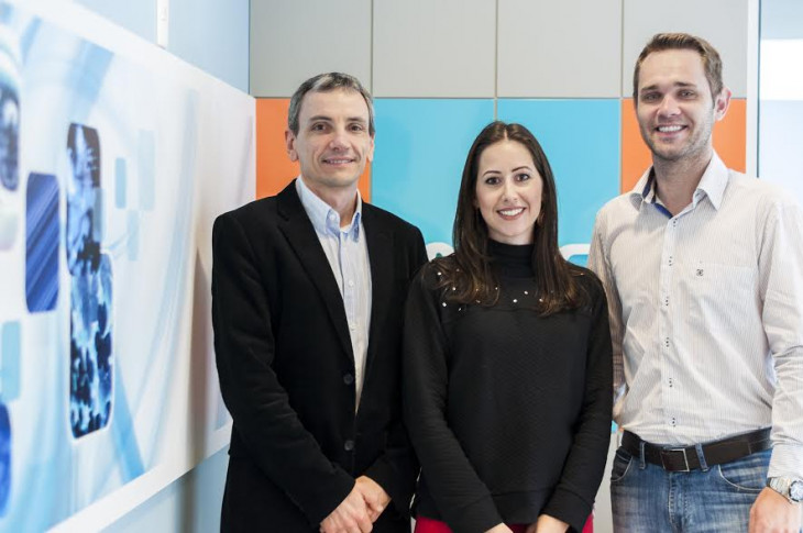 Jéri Balconi, Camila Panozzo e Moacir Rannow, diretores da Conecta. Foto: Divulgação.