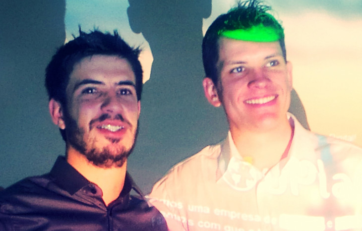 Leandro Bianchi e Roger Ritter, sócios da OrniHost. Foto: Divulgação.