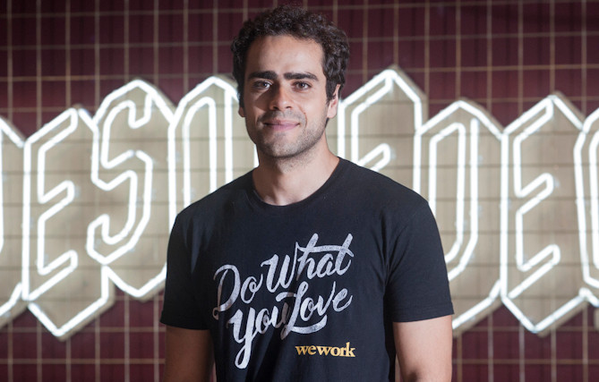 Lucas Mendes, gerente geral da WeWork Brasil. Foto: Midori De Lucca.