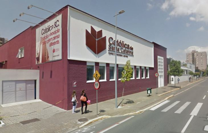 A Católica SC firmou uma parceria com a Symplicity para ter uma plataforma de empregos. Foto: Divulgação.