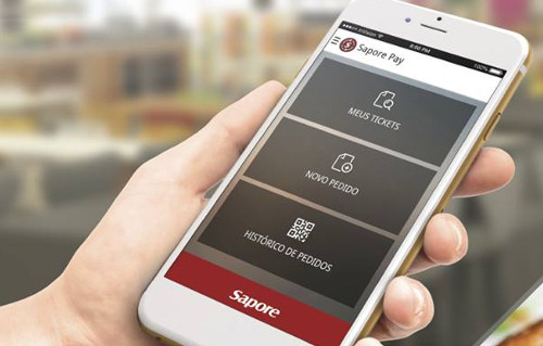 O Sapore Pay é voltado para encomenda e pagamento online. Foto: Divulgação.