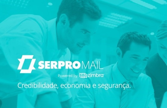 E-mail do Serpro agora é Powered By Zimbra. Foto: divulgação.