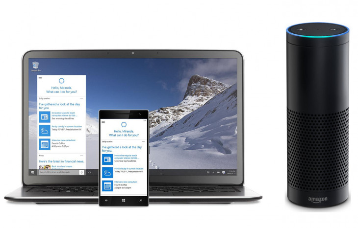 Amazon e Microsoft se uniram para fazer com que Alexa e Cortana se comuniquem entre si.