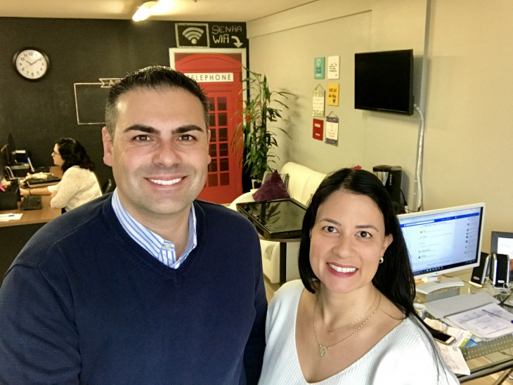 Marcelo Campani e Tatiana Meuser.