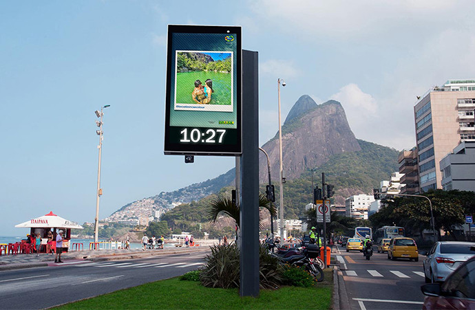Outdoor da Clear Channel no Rio de Janeiro. Foto: Divulgação.
