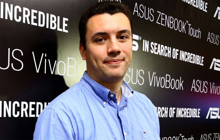 Marcel Campos, diretor de marketing global da Asus. Foto: Divulgação.