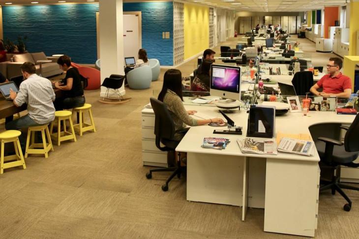 Interior do escritório da Gerdau em Porto Alegre. Foto: Divulgação.