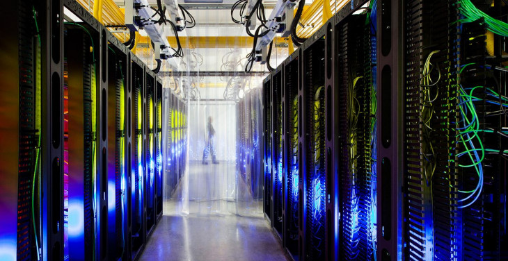 Data center do Google. Foto: Google.