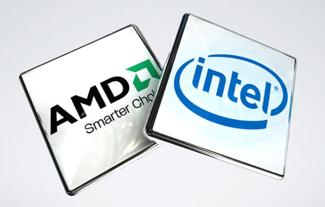 As fabricantes de chips Intel e AMD, rivais de longa data, estão trabalhando juntas. Foto: Divulgação.