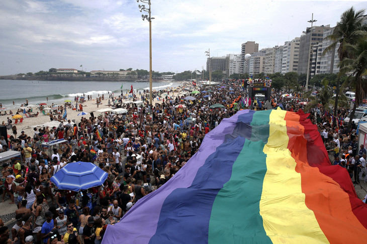 A 22ª Parada do Orgulho LGBTI Rio 2017 aconteceu no último domingo. Foto: Tânia Rêgo/Agência Brasil.