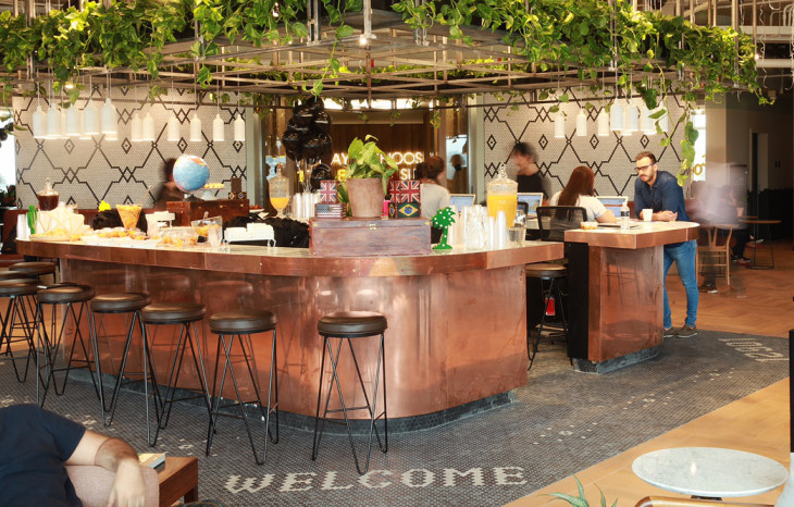 O novo escritório da WeWork fica na região da Berrini. Foto: Divulgação.