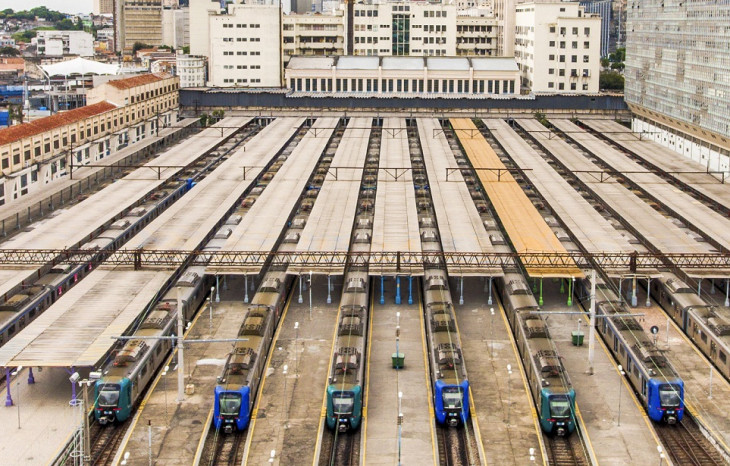A SuperVIA opera serviços ferroviários metropolitanos do Rio de Janeiro. Foto: Divulgação.