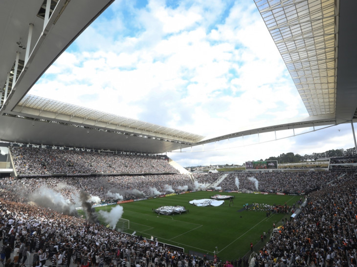 A Arena Corinthians firmou um acordo de três anos com a Hikvision. Foto: Divulgação.
