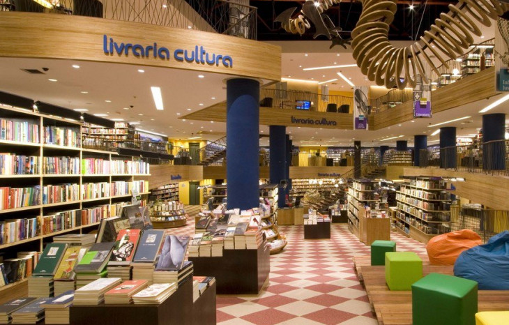 A Livraria Cultura conta hoje com uma rede de 29 lojas físicas. Foto: Divulgação.
