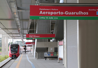 A Linha 13-Jade da CPTM entrou em operação no sábado, 31/3. Foto: Divulgação/CPTM.