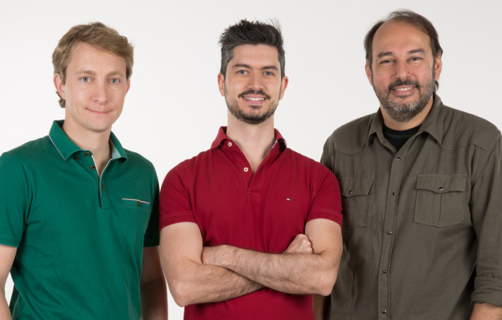 Ariel Lambrecht, Renato Freitas e Eduardo Musa. Foto: Divulgação.