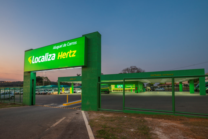 Localiza é a maior em aluguel de carros no país. Foto: divulgação.