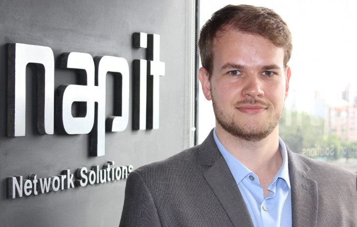 Alexsandro Reimann, engenheiro de redes da unidade Global Advanted Services da Nap IT. Foto: Divulgação.