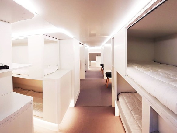 Que tal tirar um cochilo naquele voo longo? Foto: Airbus.