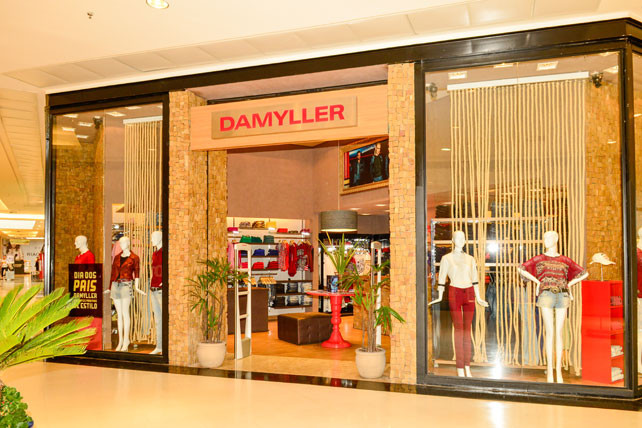 A Damyller tem mais de 120 lojas próprias e canais multimarcas. Foto: Divulgação.
