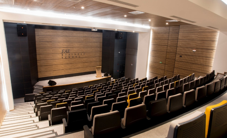 O espaço do Spark CWB no novo prédio da FAE Business School tem de 1.050m². Foto: Divulgação.