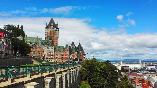 Vista do centro de Quebec City. Foto: Pixabay.