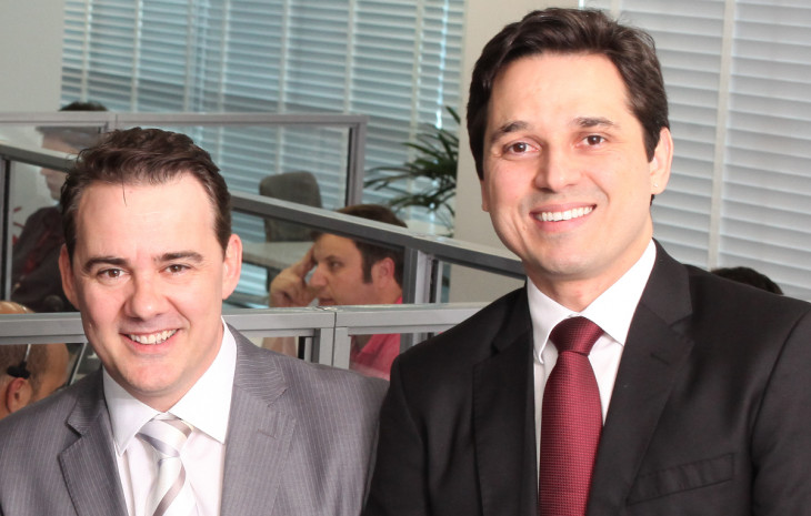 Rodrigo Luchtenberg e  Paulo César Schorr. Foto: Divulgação.
