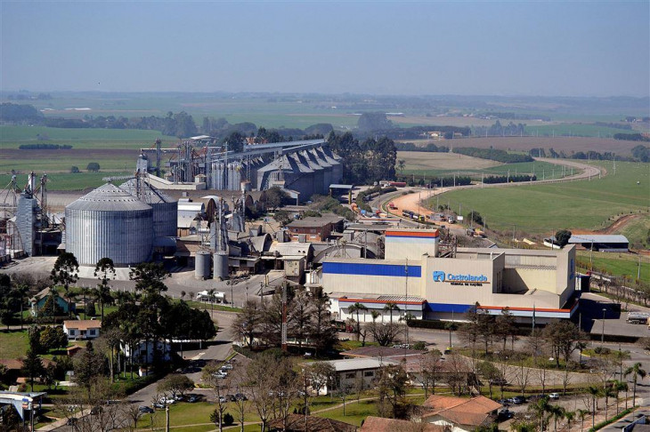 Operações da Castrolanda em Castro, no Paraná.
