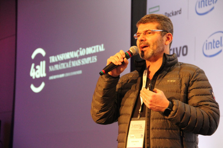 José Renato Hopf, CEO da 4all, participou do Seminário Executivo 2018 da Sucesu-RS. Foto: Divulgação.