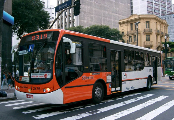 Ônibus em São Paulo. Foto: divulgação.