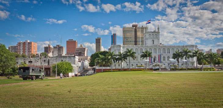 Assunção, a capital do Paraguai. Foto: flickr.com/photos/arcadius