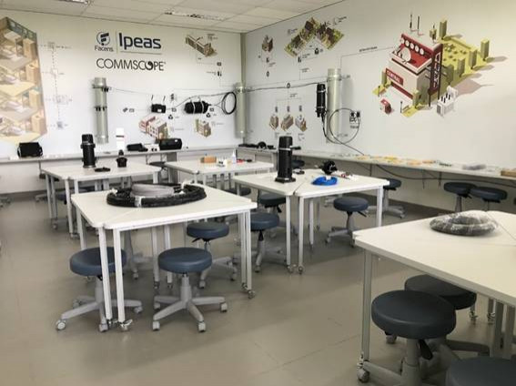 A CommScope inaugurou o Optical Network Lab na Facens. Foto: Divulgação.