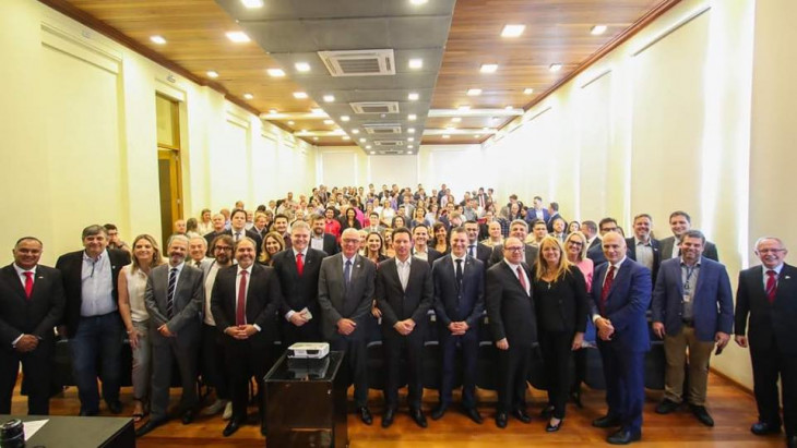 Evento lotado inaugurou o Pacto Alegre. Foto: Prefeitura Porto Alegre.