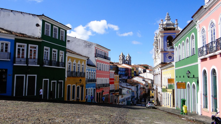 Um cartão postal do Pelourinho.