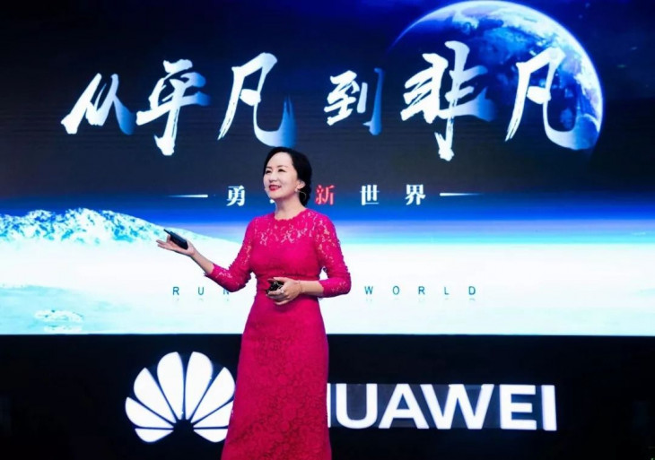 Wanzhou Meng está no topo do comando da Huawei.